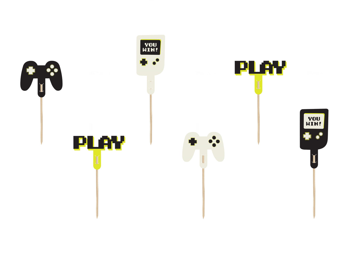 Cupcake toppers - Gamer