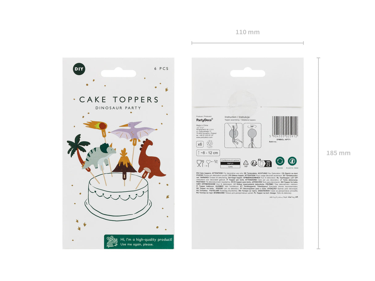 Cake toppers Dinosaurs