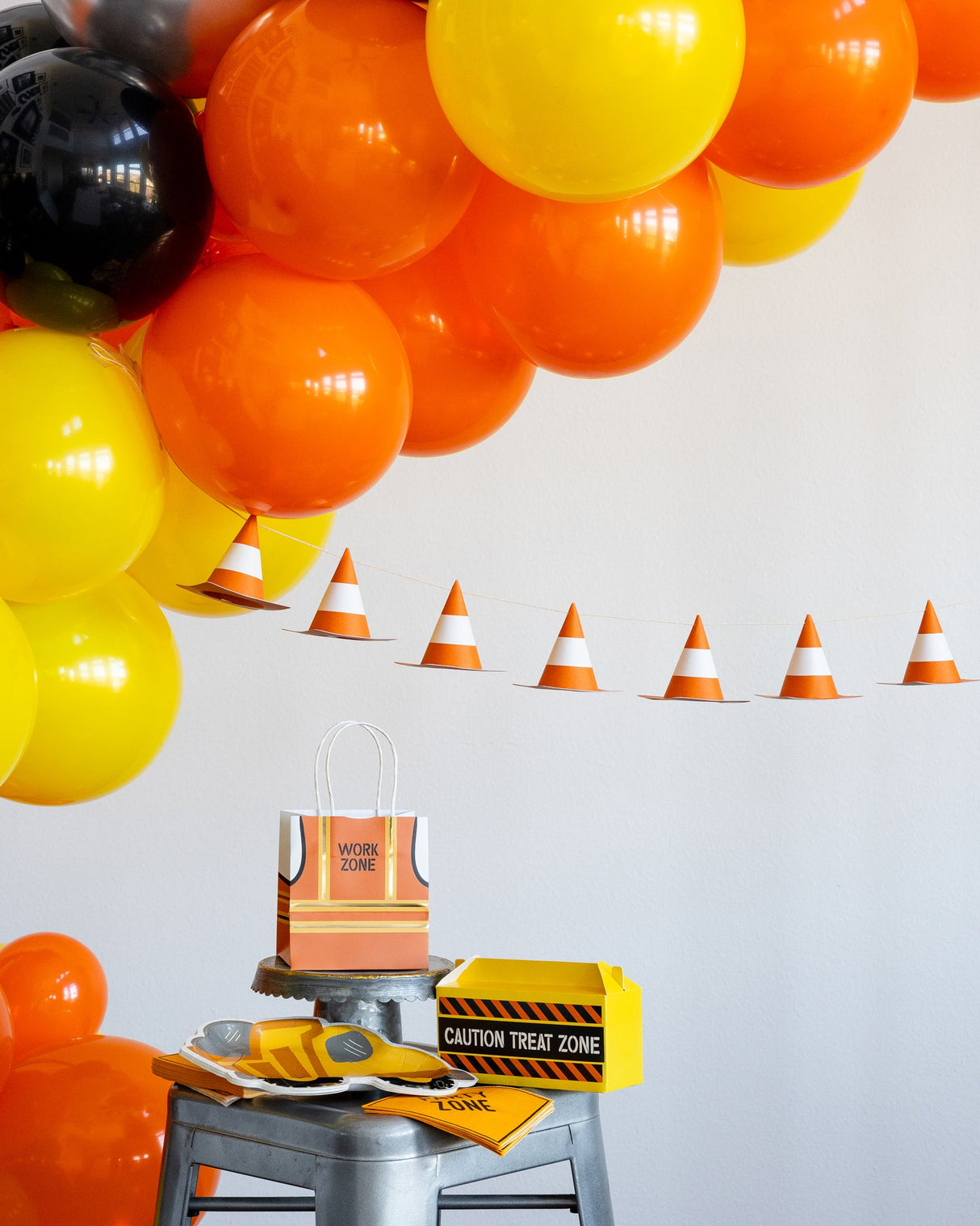 Construction Cone Banner