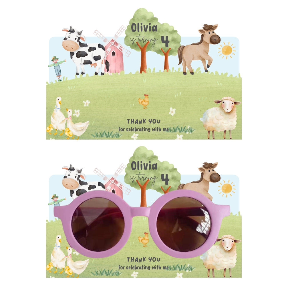 Sunglasses with Backing