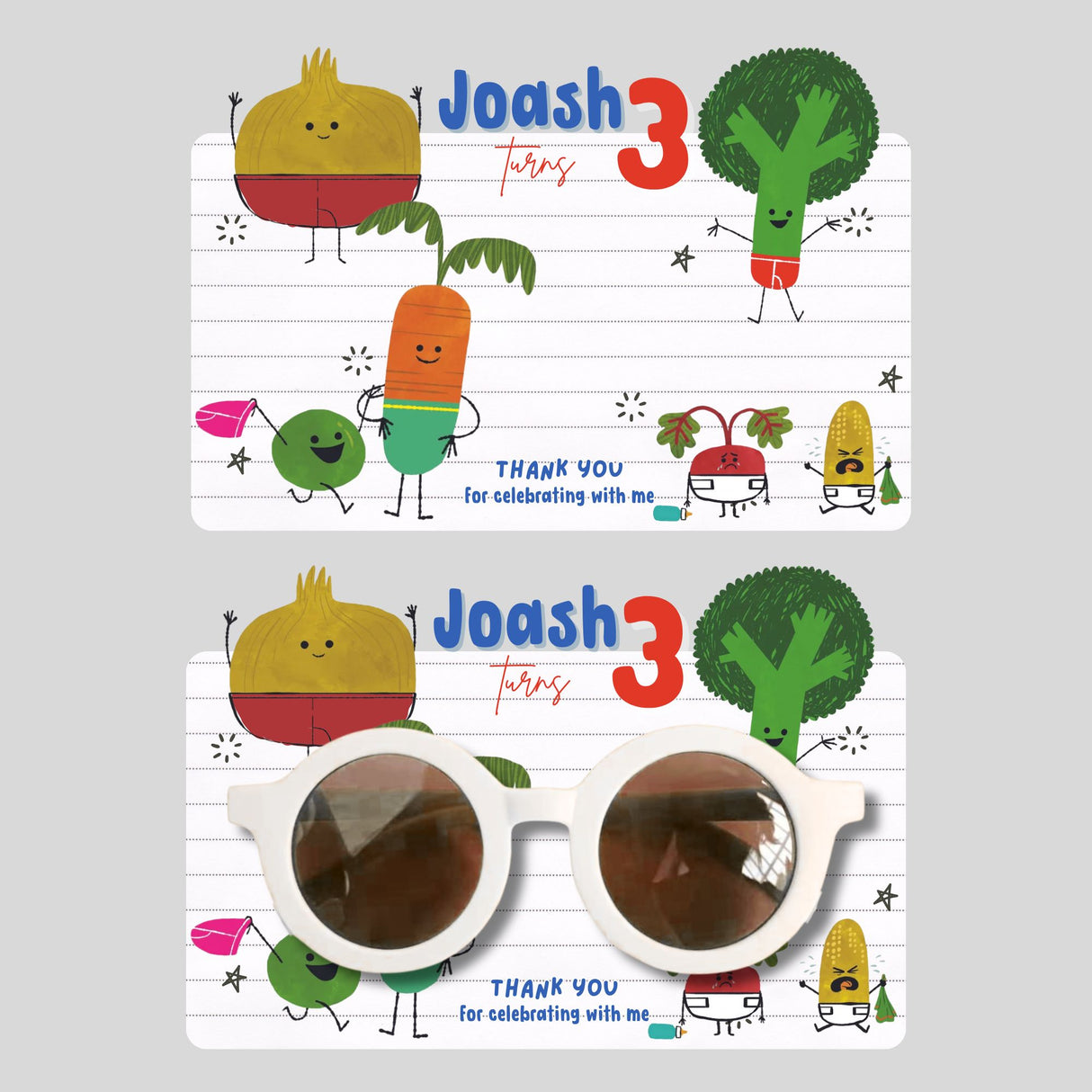 Sunglasses with Backing