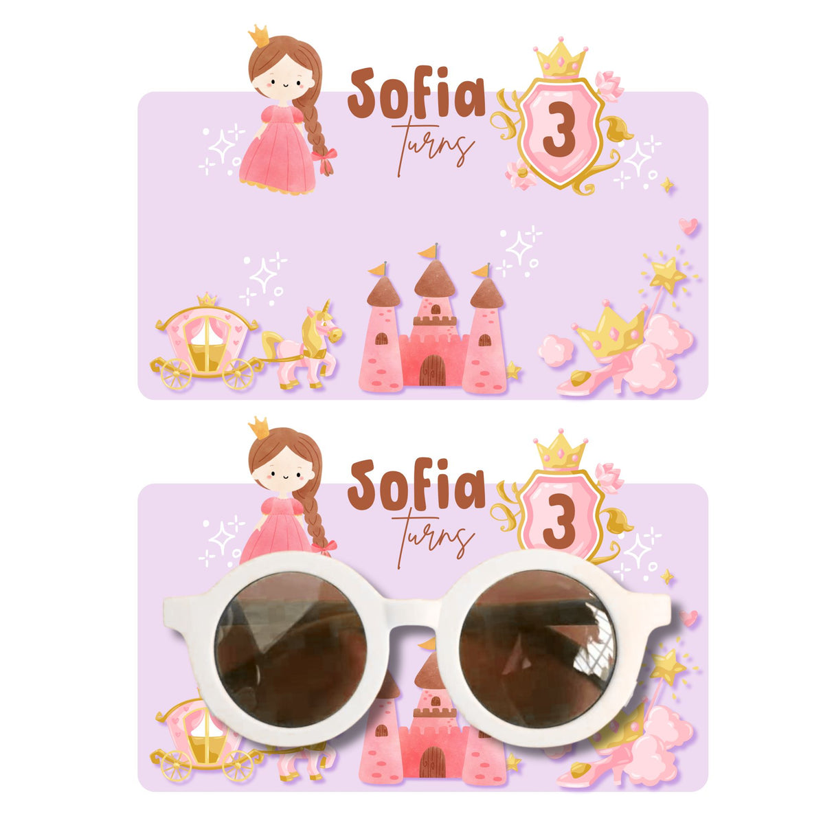 Sunglasses with Backing