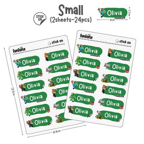 Minecraft - Name Sticker Set
