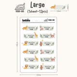 Safari - Iron on Label