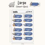 Space- Iron on Label