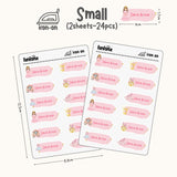 Princess- Iron on Label