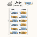 Construction - Iron on Label