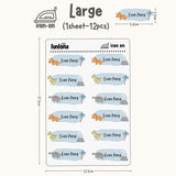 Dinosaur - Iron on Label