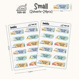 Transportation- Iron on Label