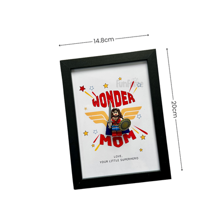 [Wonder Mom] Mother's Day Minifigure Photo Frame