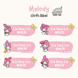 Melody - Iron on Label