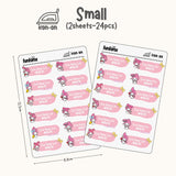 Melody - Iron on Label