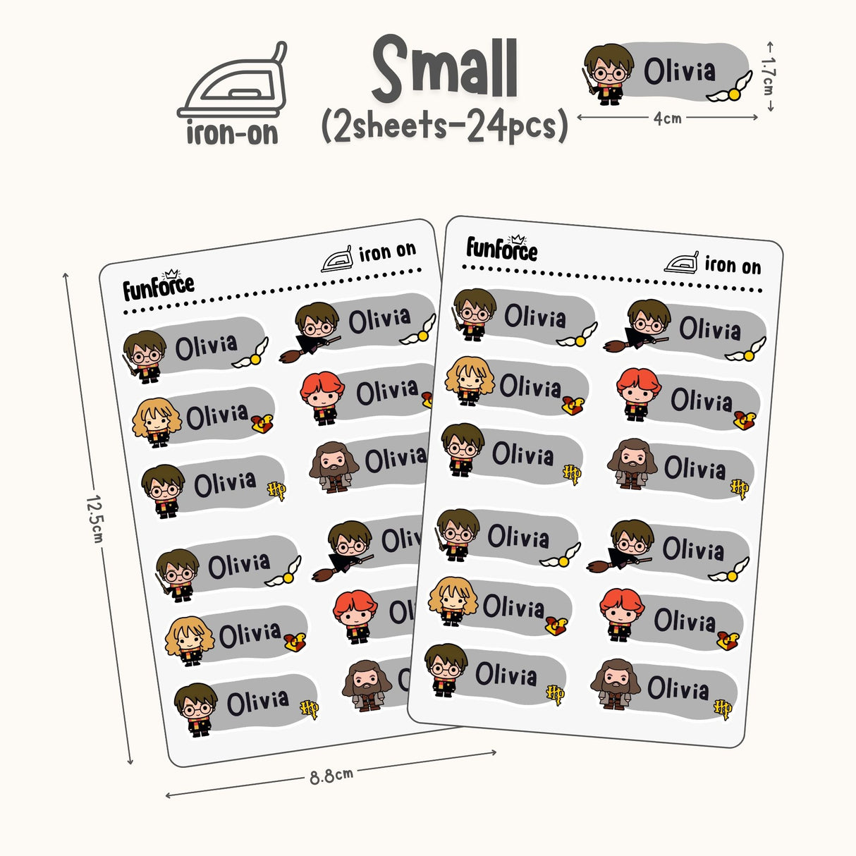 Harry Potter - Iron on Label (Copy)