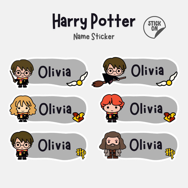 Harry Potter - Name Sticker Set