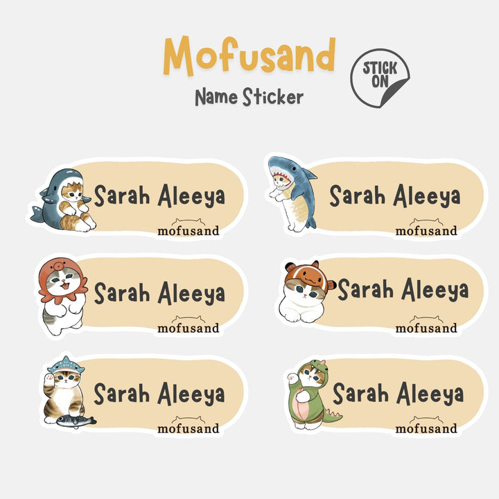 Mofusand - Name Sticker Set