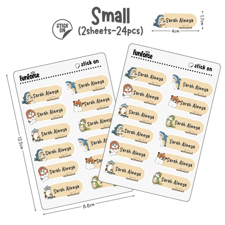 Mofusand - Name Sticker Set