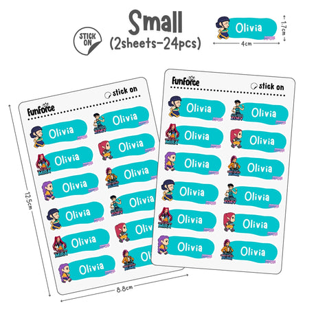 Kpop Demon Hunters - Name Sticker Set