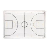 Basketball Court Shaped Paper Plate