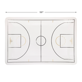 Basketball Court Shaped Paper Plate