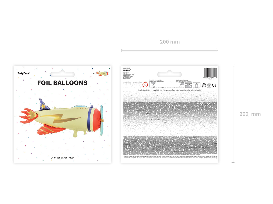 Foil balloon Plane