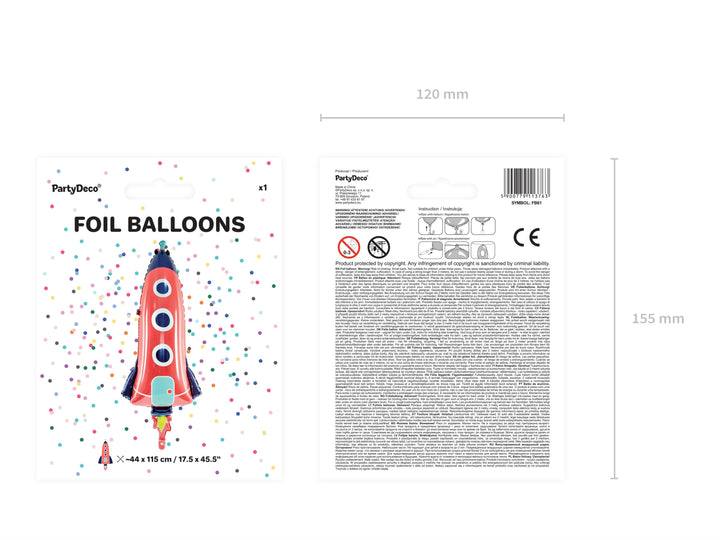 Foil balloon Rocket