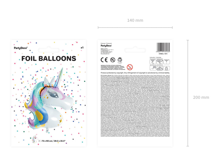 Foil balloon Unicorn