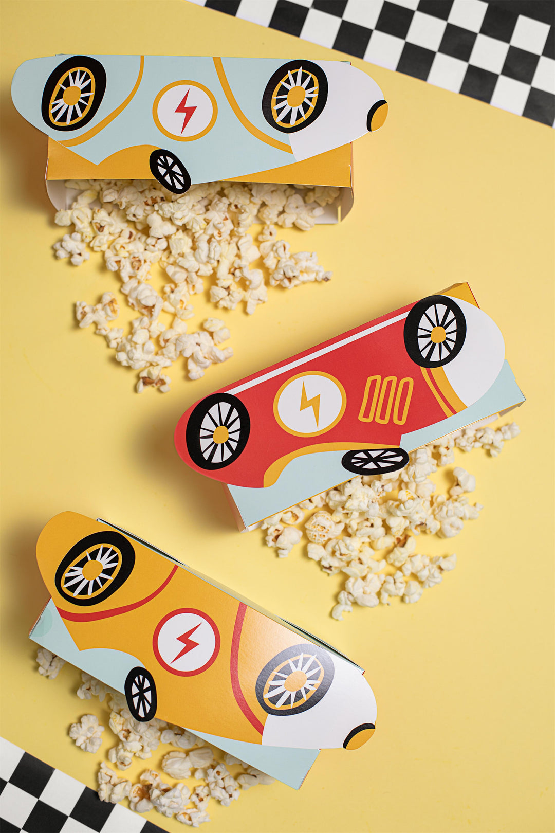 Boxes for snacks Cars