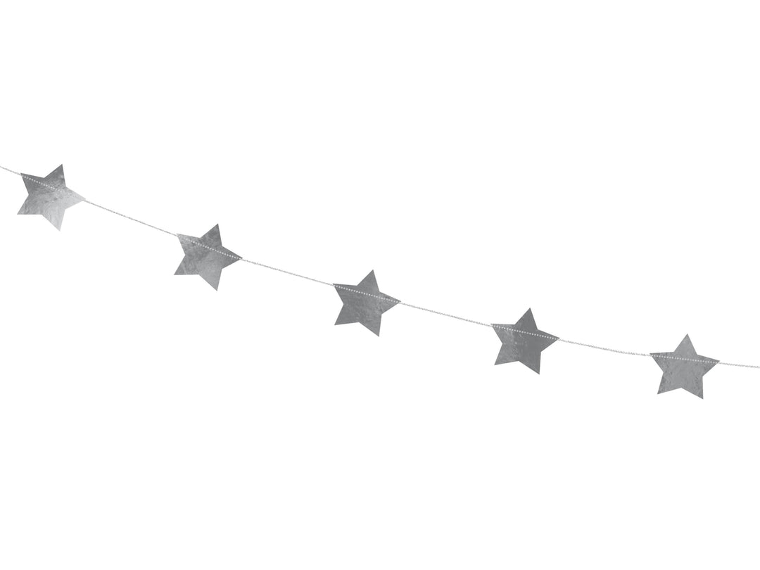 Silver Garland Stars