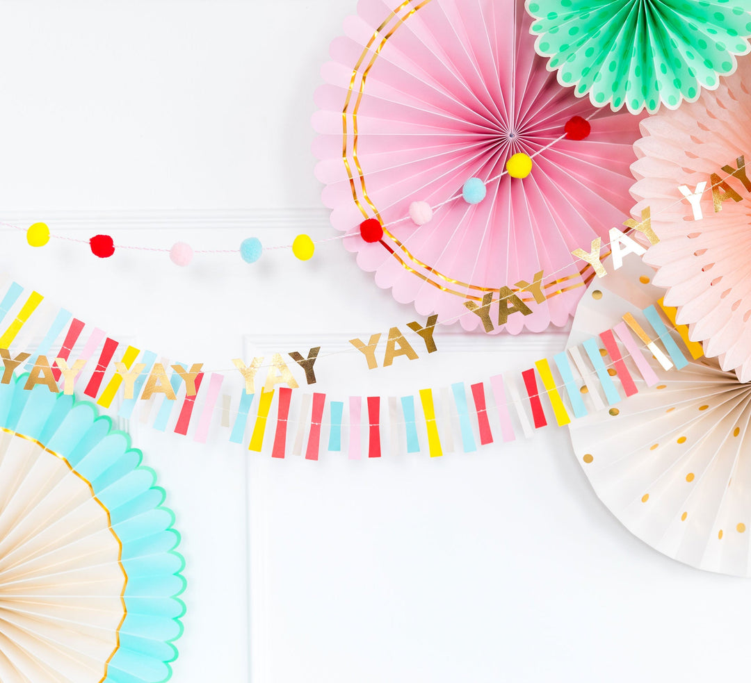 Hip Hip Hooray Mini Banner Set