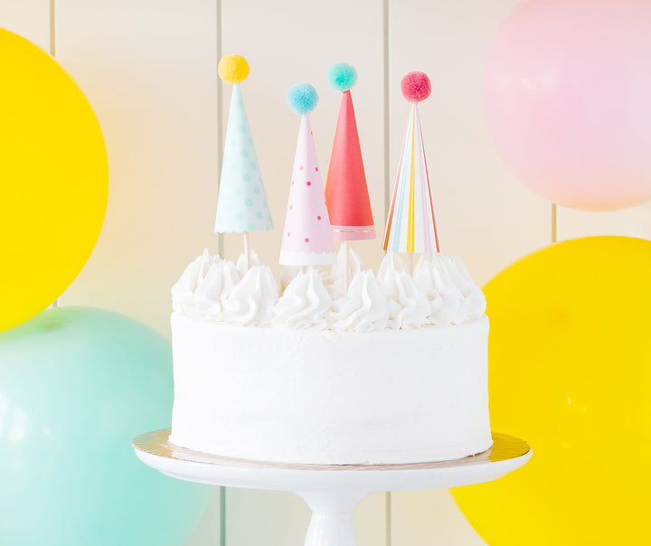 Hip Hip Hooray Cake Toppers