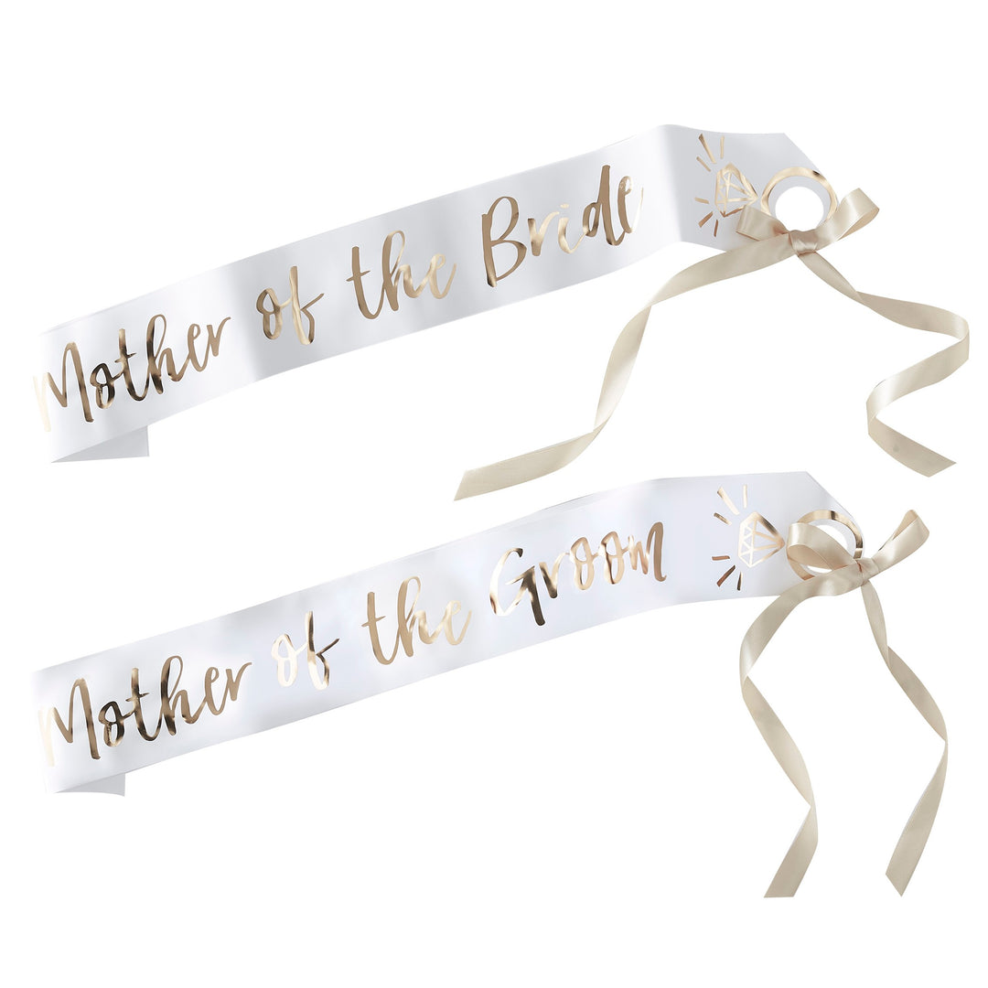 Mother of the Bride and Groom sash- I Do Crew