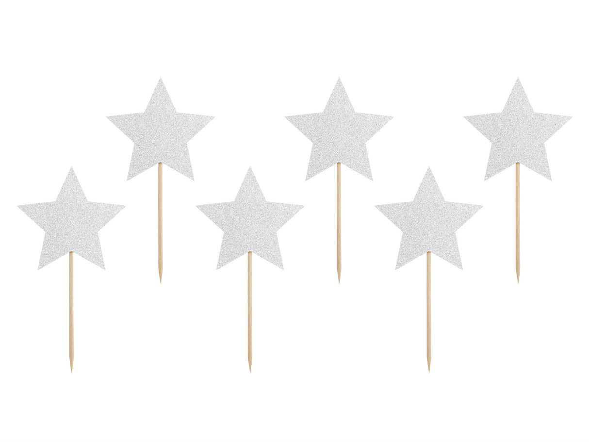 Cupcake toppers Unicorn - Stars