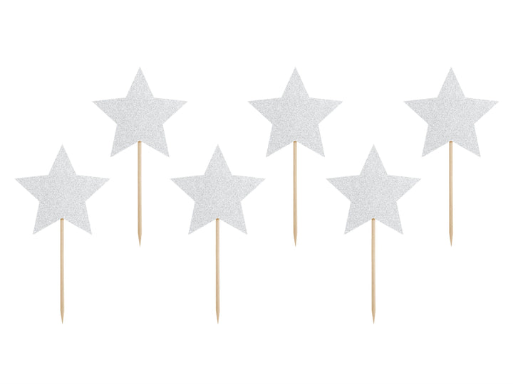 Cupcake toppers Unicorn - Stars