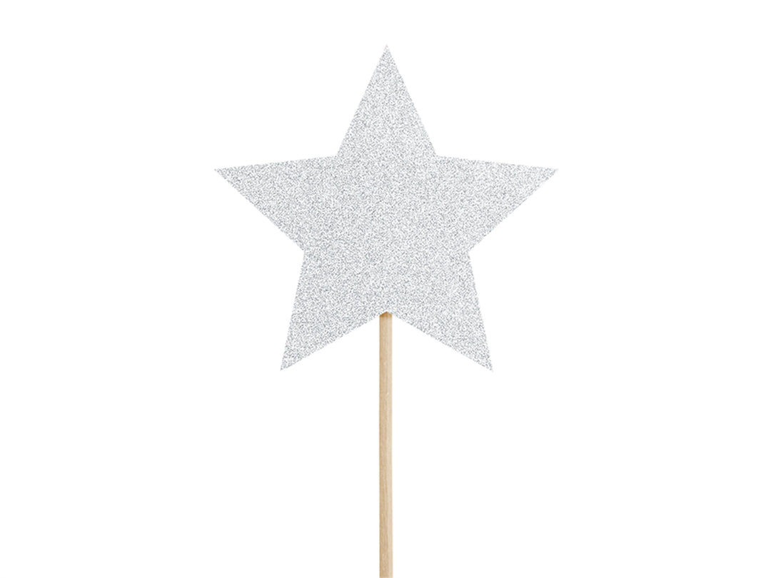 Cupcake toppers Unicorn - Stars