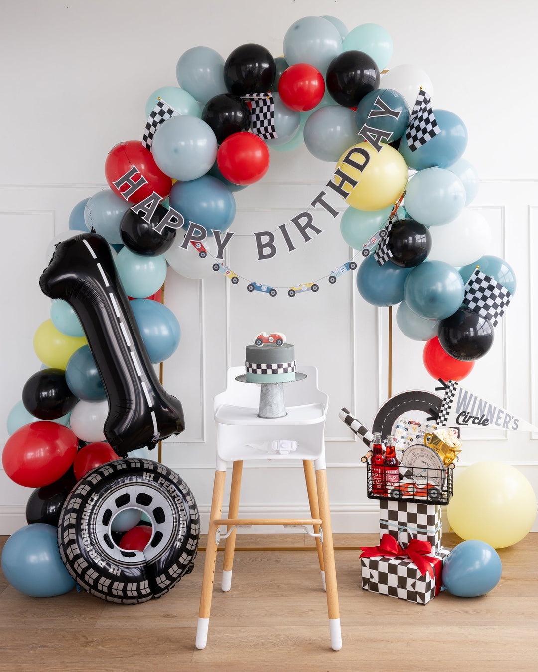 Miles per Hour - Happy Birthday Banner Set