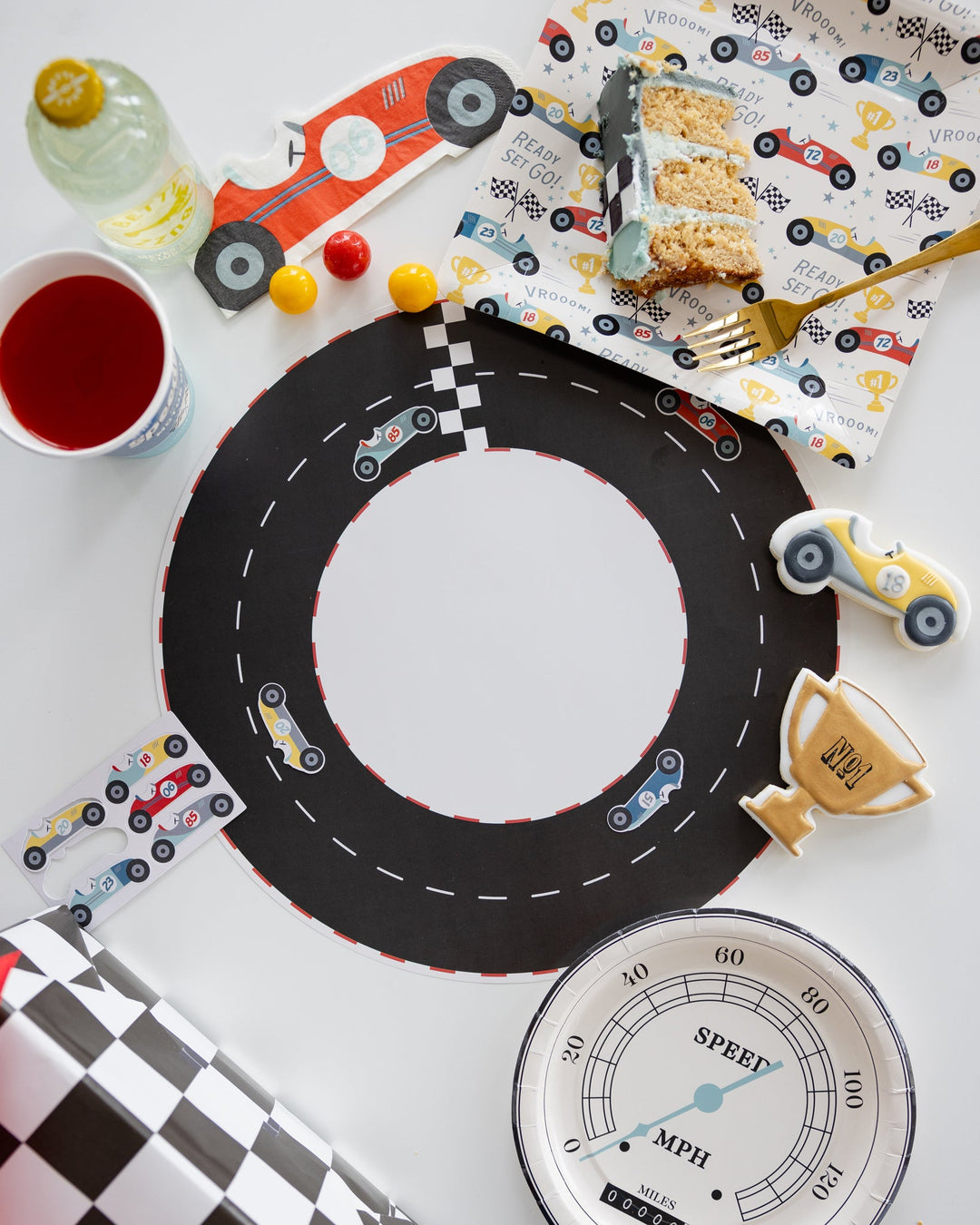 Miles per Hour - Race Track Placemat