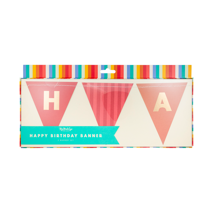 Happy Birthday Banner Set