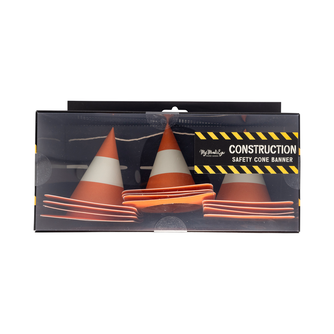 Construction Cone Banner