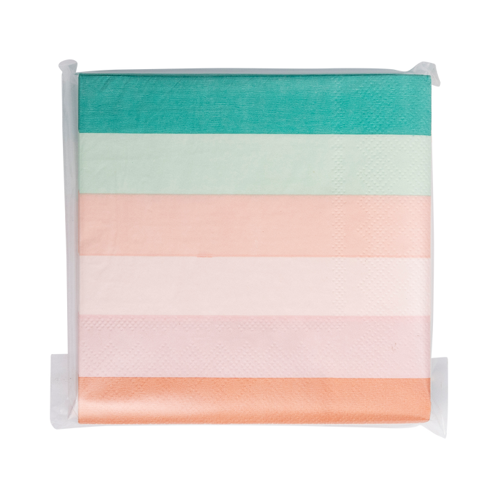 Mermaid Stripes Cocktail Napkin