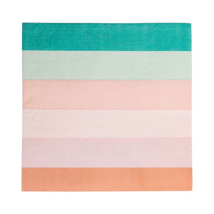 Mermaid Stripes Cocktail Napkin