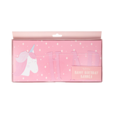 Pink Unicorn Happy Birthday Banner