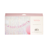 Pink Unicorn Happy Birthday Banner