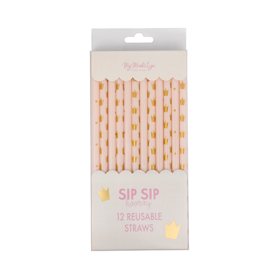 Princess Reusable Straws