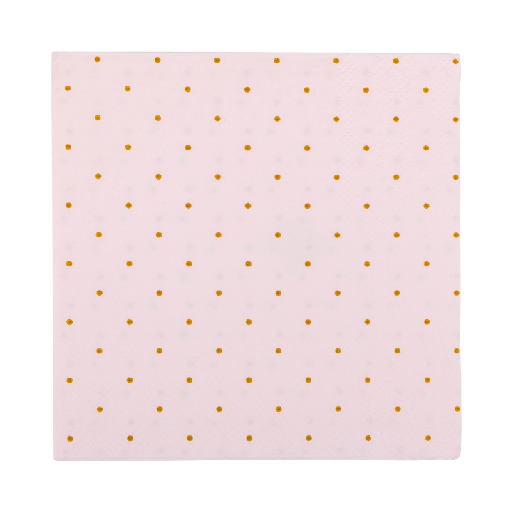 Princess Polka Dot Cocktail Napkin