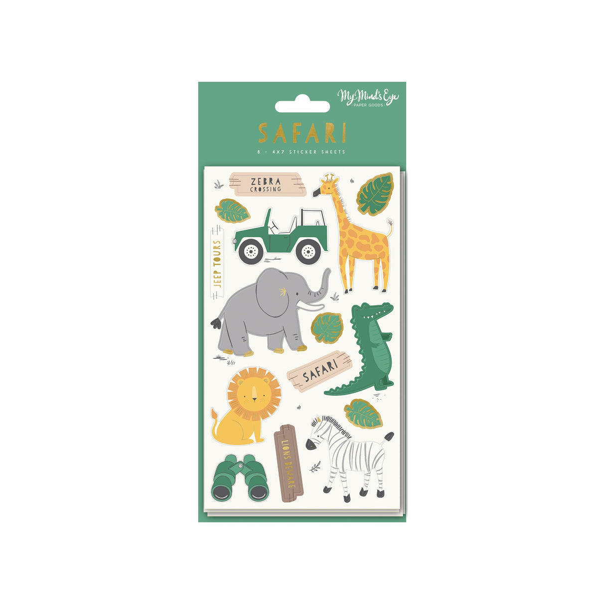 Safari Sticker Set
