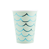 Mermaid Tail Paper Party Cups - 12 oz