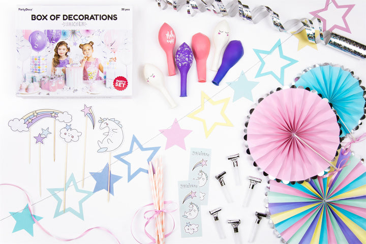 Party decorations set - Unicorn