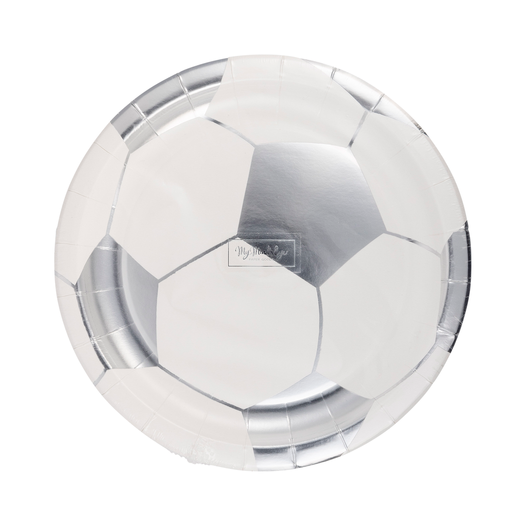 Soccer Ball Paper Plate