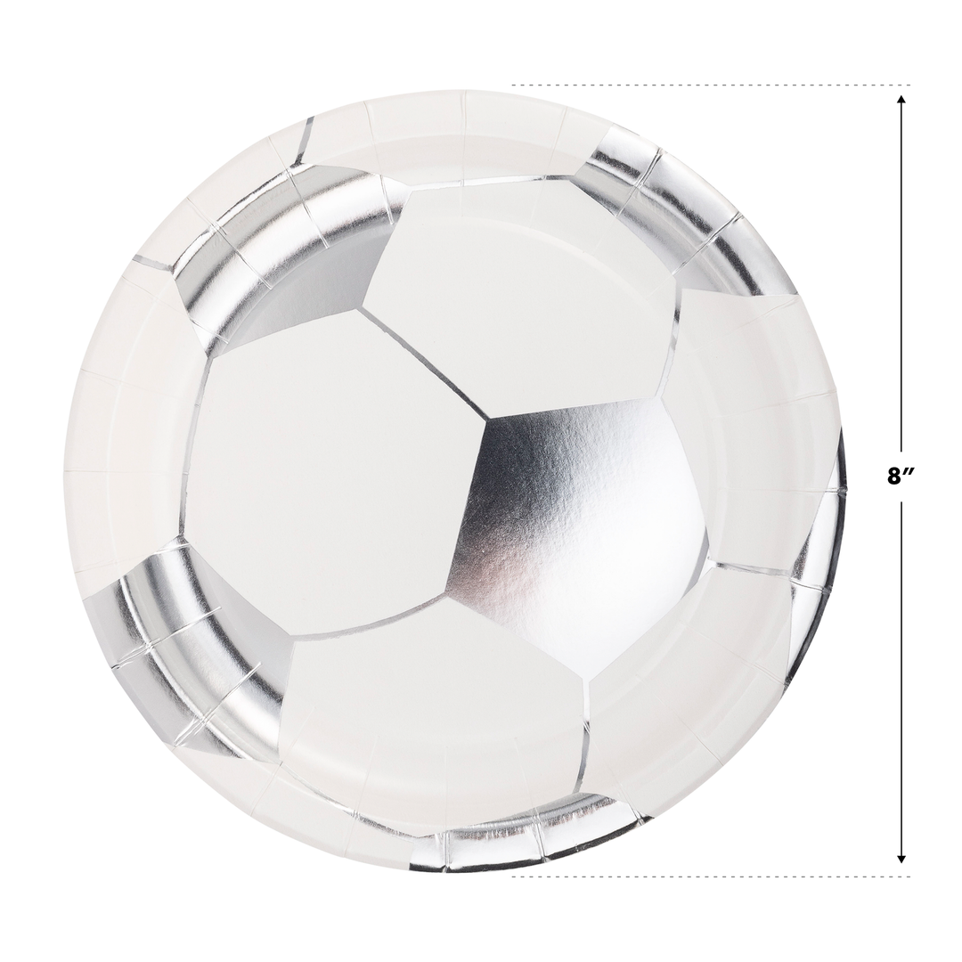 Soccer Ball Paper Plate