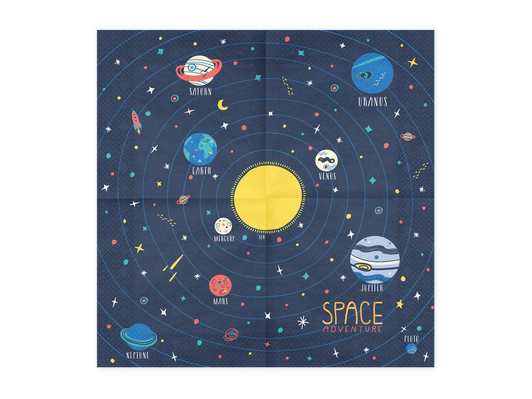 Napkins Space Party